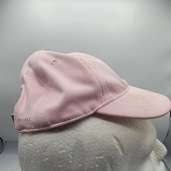 Nike Infant Dri Fit Swoosh Ponytail Baseball Cap Pink Comfort Cute Casual - Picture 4 of 7
